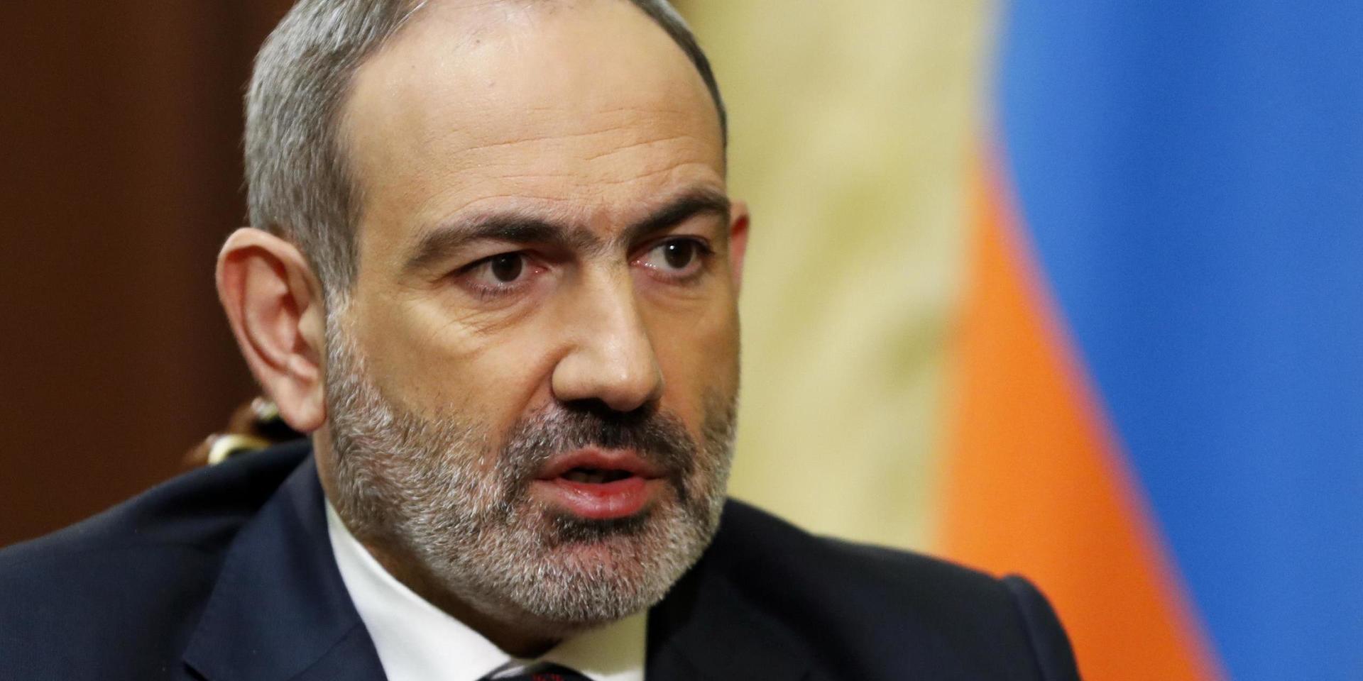 Nikol Pasjinian är Armeniens premiärminister. Arkivbild.