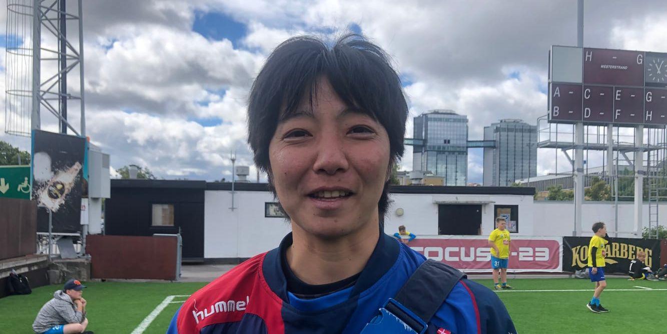 Kei Ishizaki jobbar i motvind – i hennes hemland är handbollen i det närmaste okänd. 