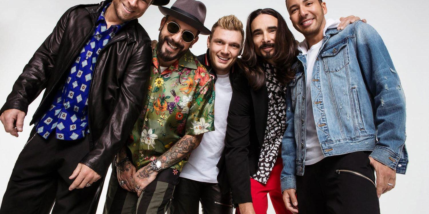 Backstreet Boys är ute på världsturné i samband med albumsläppet "DNA". Pressbild.
