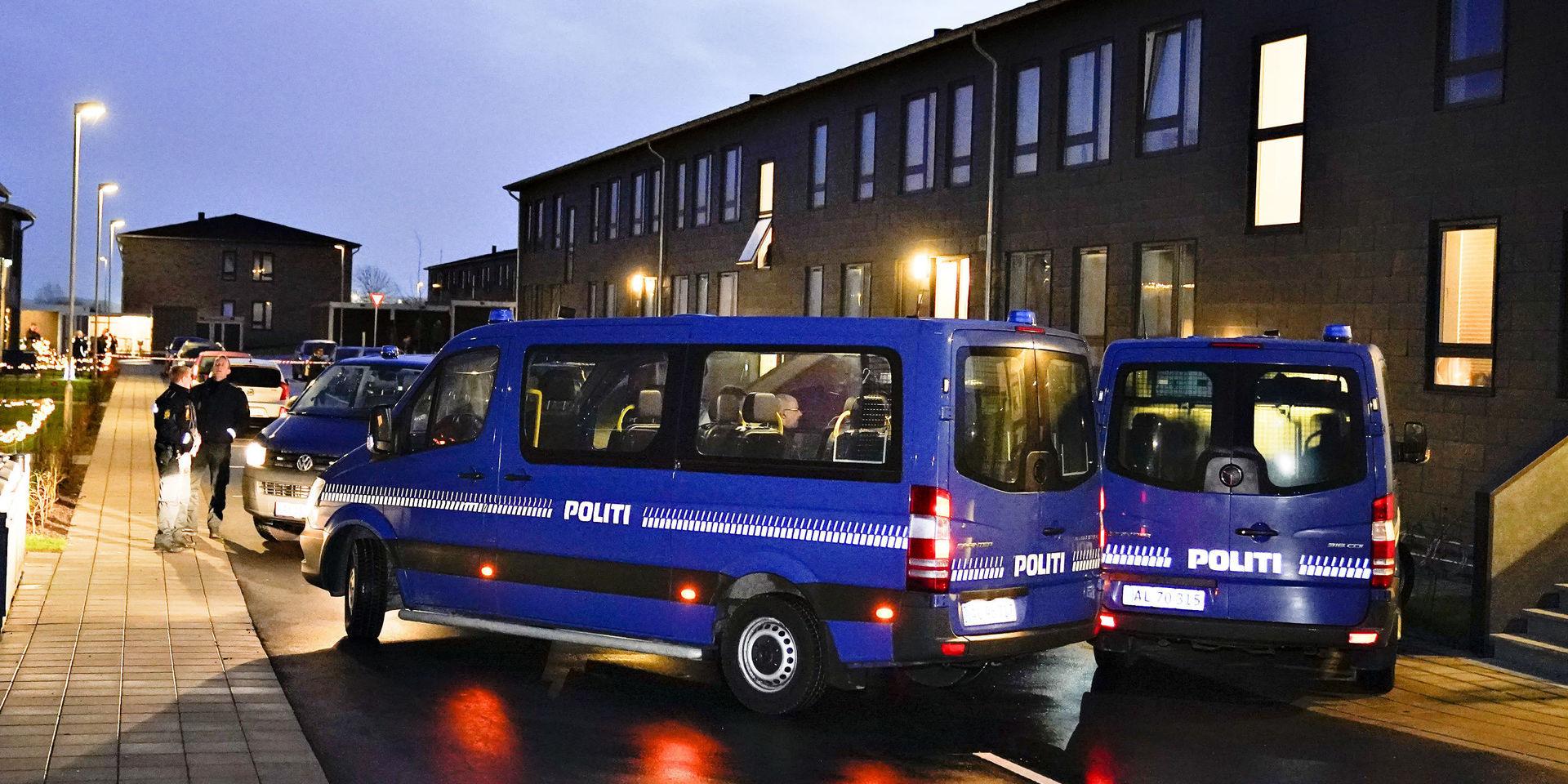 En större polisinsats har genomförts i olika delar av Danmark och ett 20-tal personer har gripits.