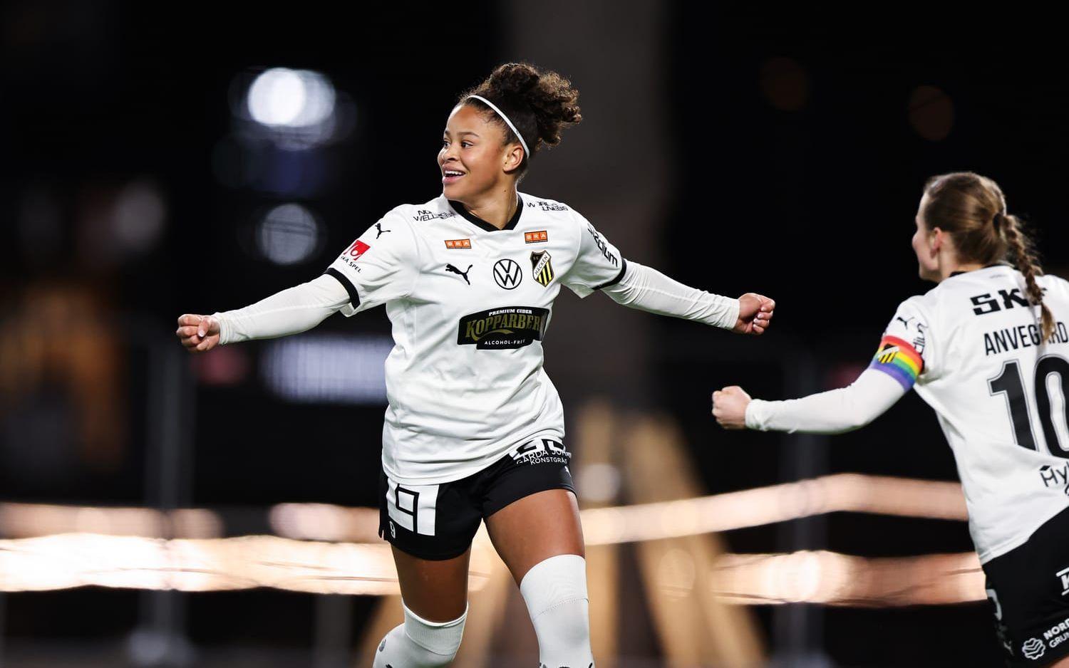 Felicia Schröder blev matchhjälte när Häcken slog Djurgården i semifinalen i svenska cupen.