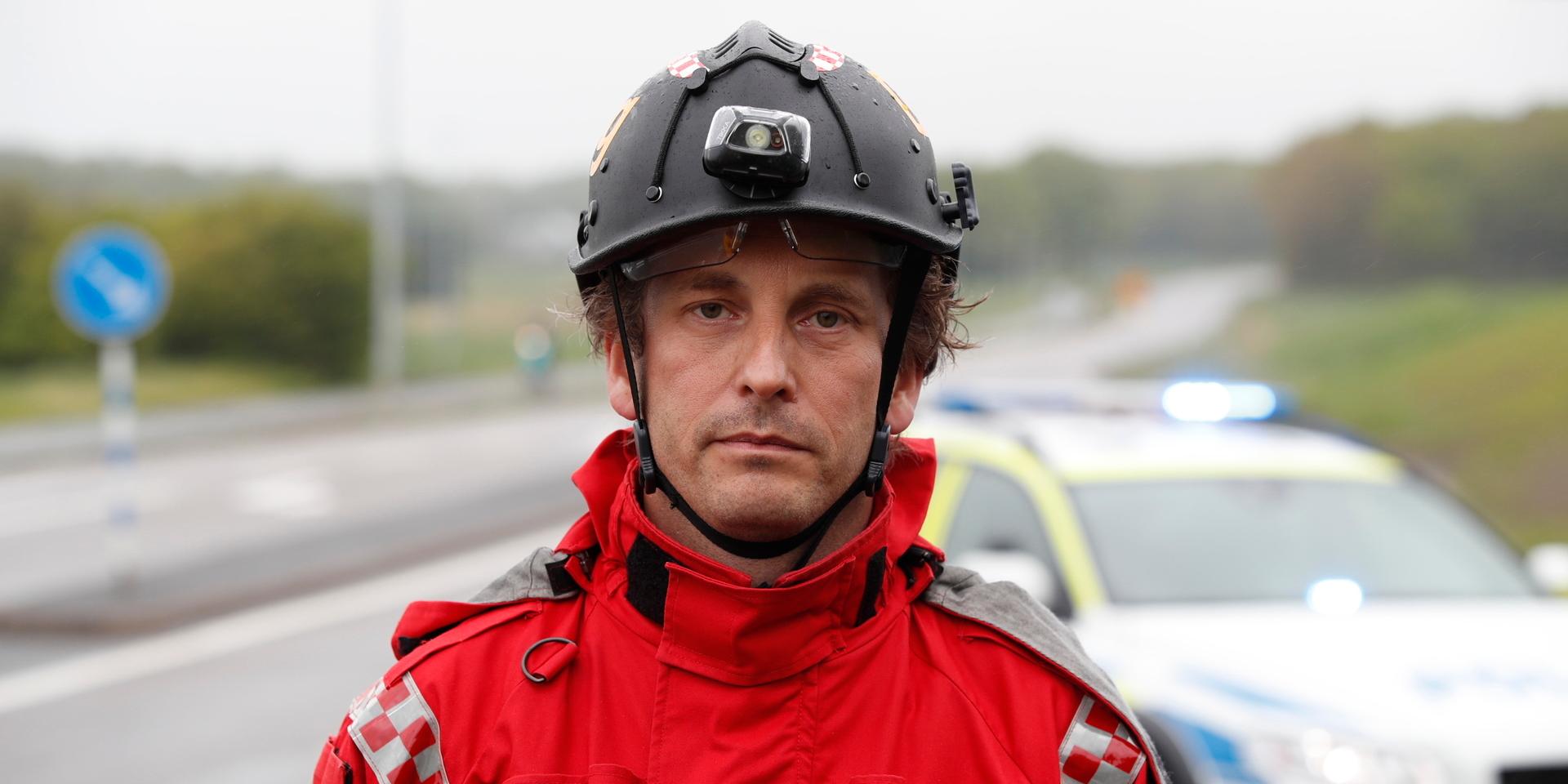 Daniel Gillesèn är vakthavande räddningchef.