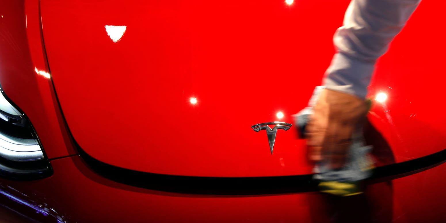Tesla lanserar en Model 3 för 45 000 dollar. Arkivbild.