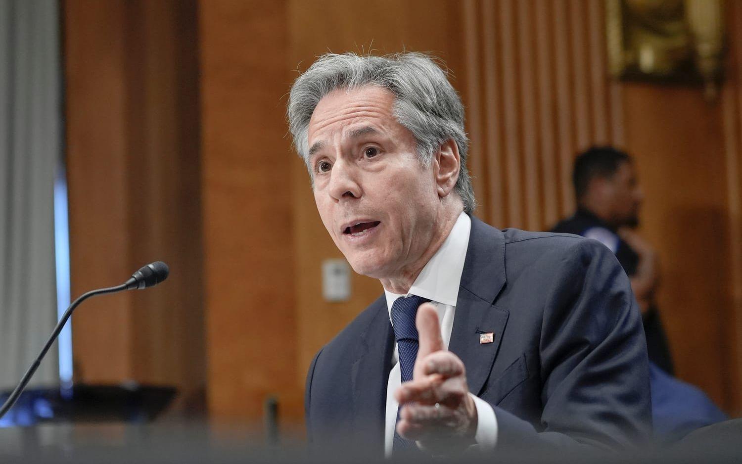 USA:s utrikesminister Antony Blinken. Arkivbild.