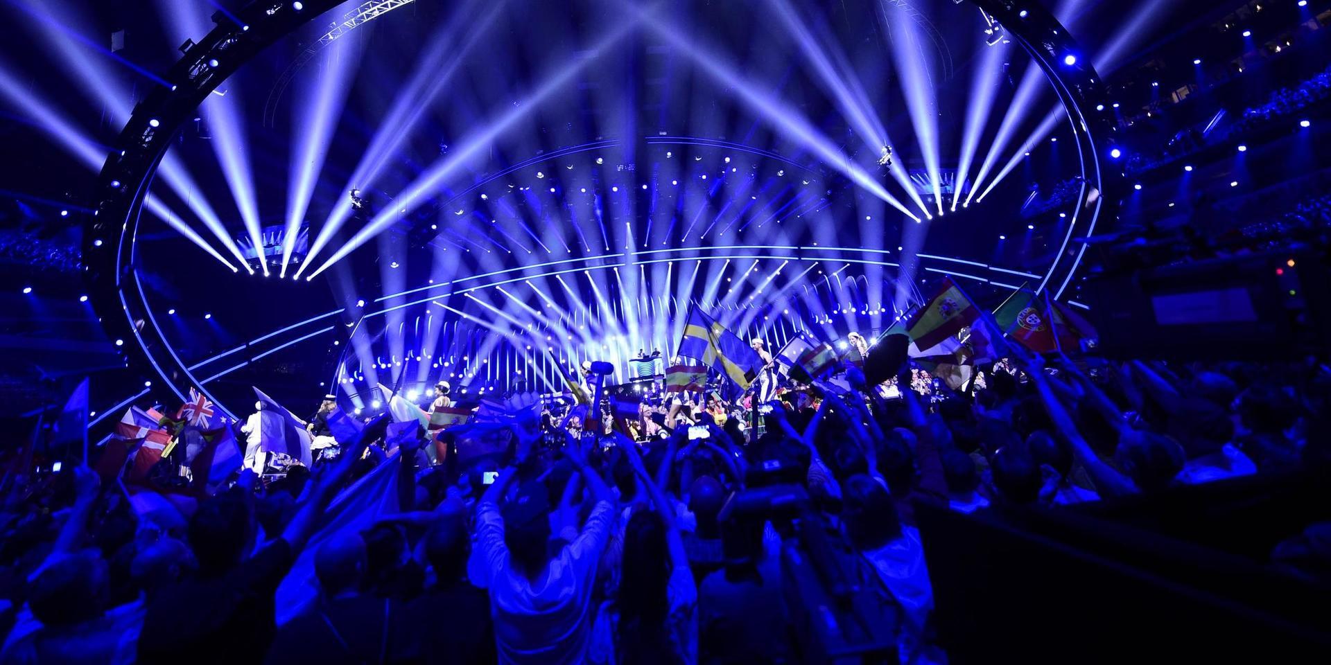 Eurovision i Lissabon 2018. Det året var Belarus med i tävlingen, men de kommer inte få komma med sitt bidrag till Rotterdam.