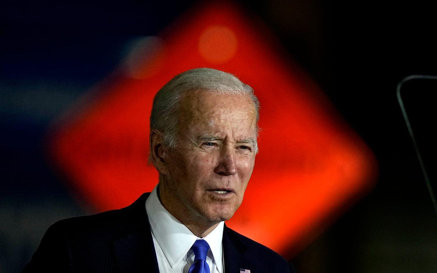 USA:s president Joe Biden kommer under torsdagen att ringa de östeuropeiska medlemmarna i Nato. Arkivbild.