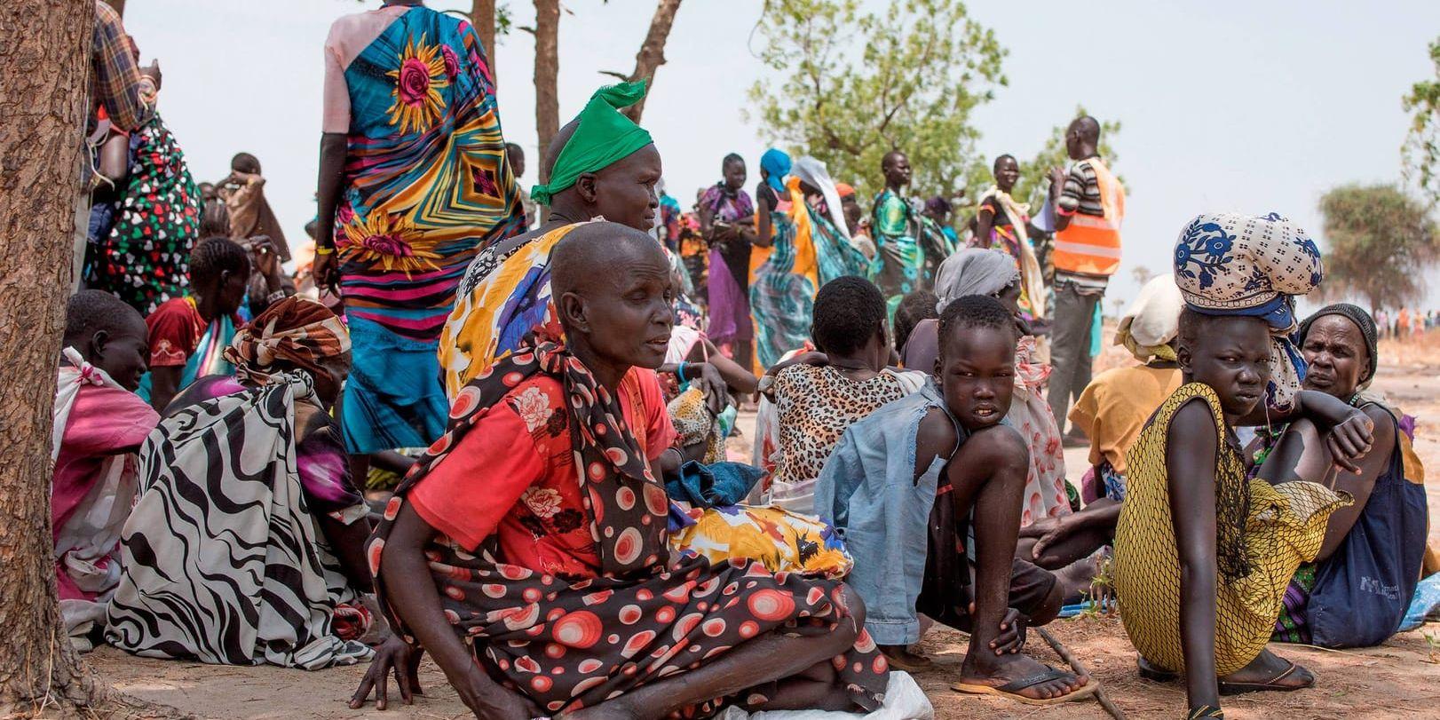 FN beskiver läget i svält- och krigsdrabbade Sydsudan som ett "ofattbart lidande". Bild från i april.