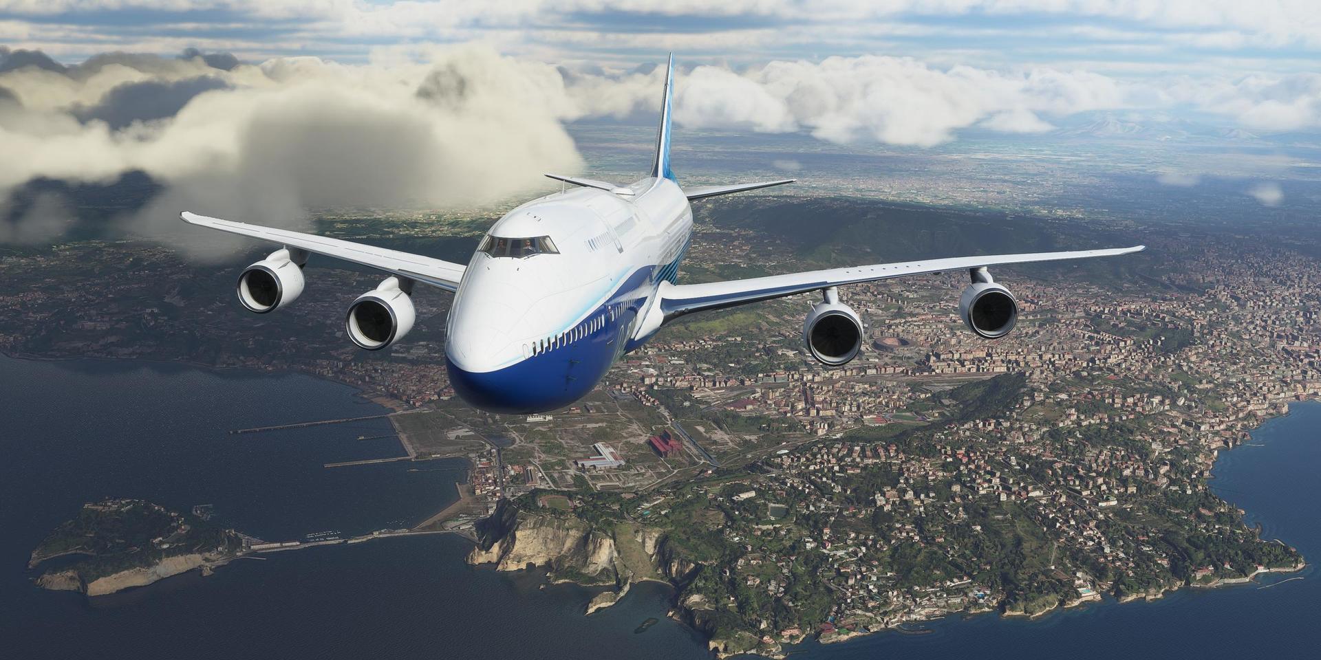 'Microsoft flight simulator' är ett exempel på spel som utnyttjar teknik från Microsoft som inte har direkt med spel att göra. Pressbild.