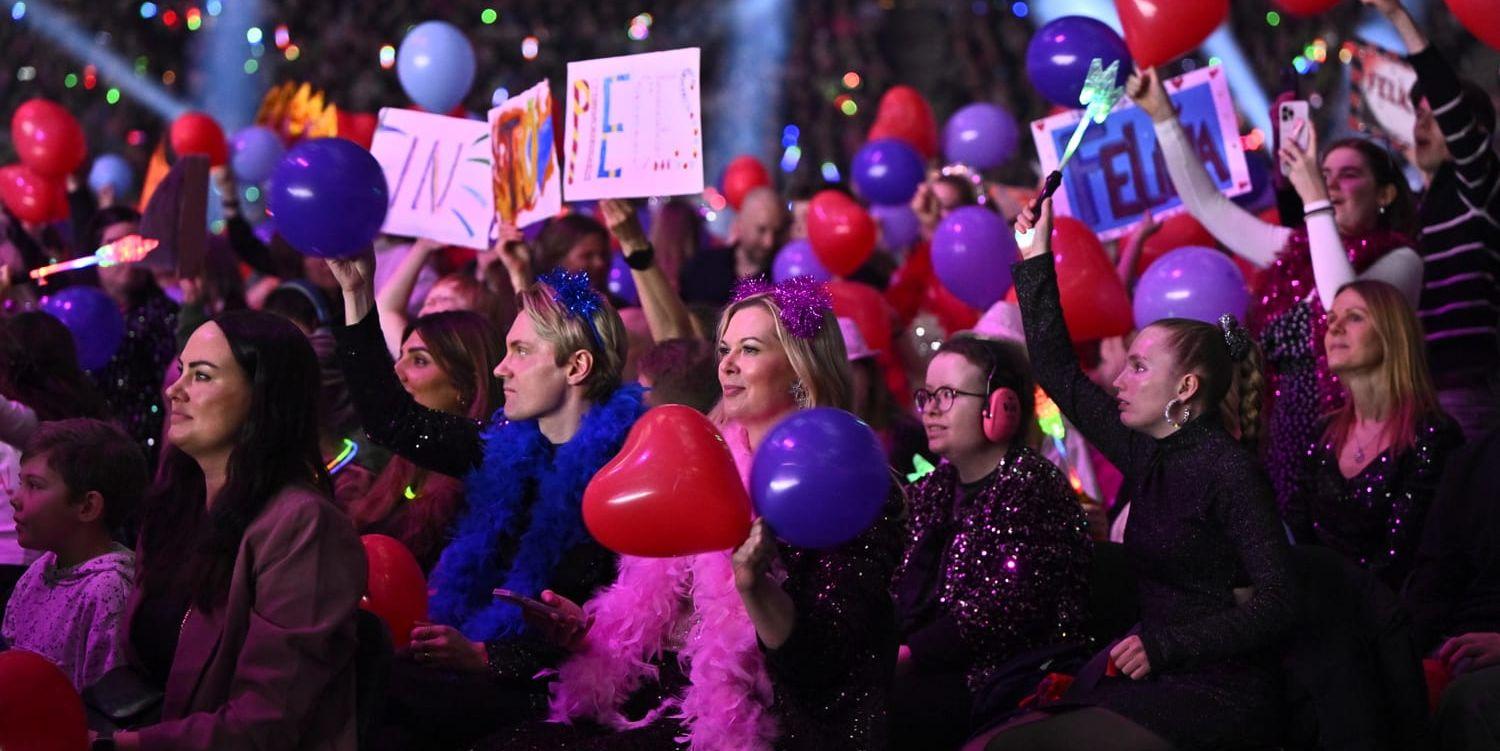 Publik på Melodifestivalen.