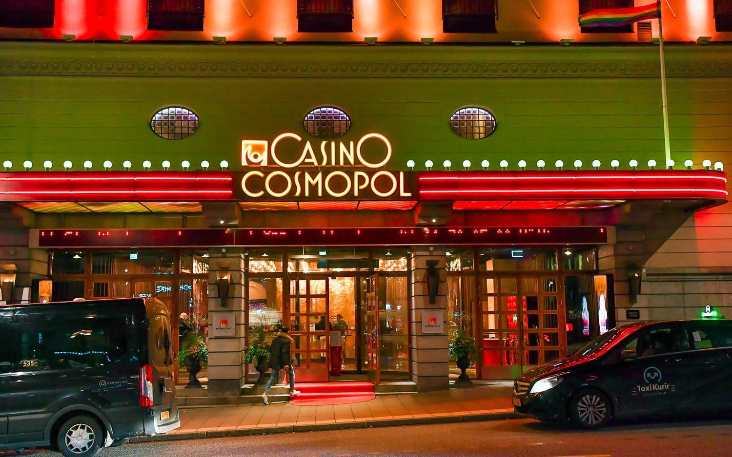 Casino Cosmopol i Stockholm är det enda kvarvarande statligt ägda kasinot i Sverige. Kasinot måste nu stänga ner. Arkivbild.