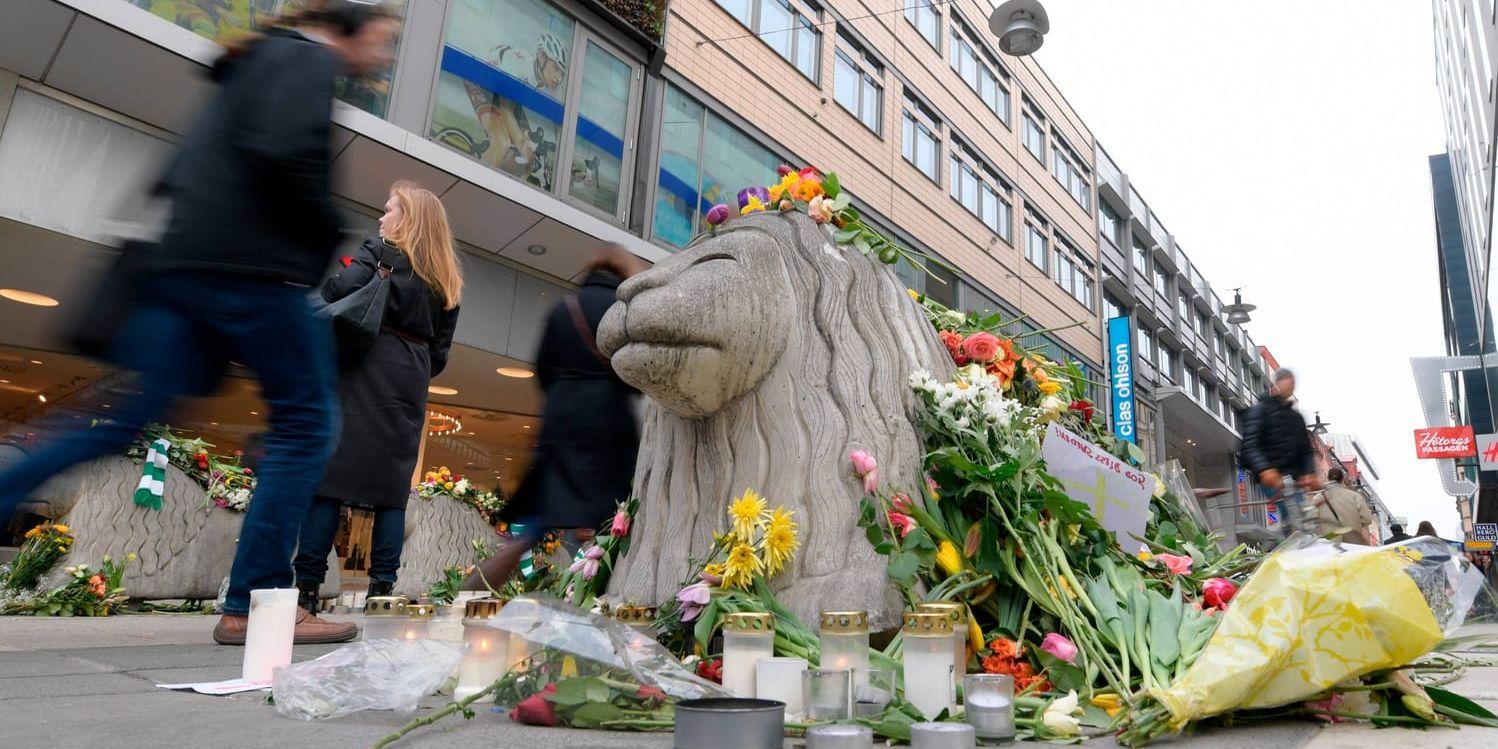 Terrordådet utfördes i centrala Stockholm.