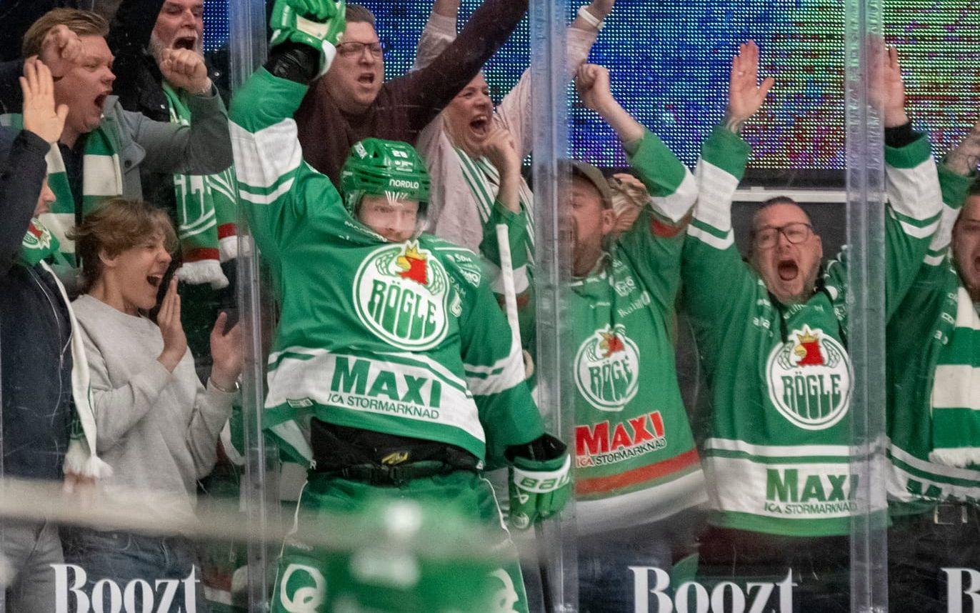 Rögles lagkapten Anton Bengtsson avgjorde finalen mot Skellefteå.
