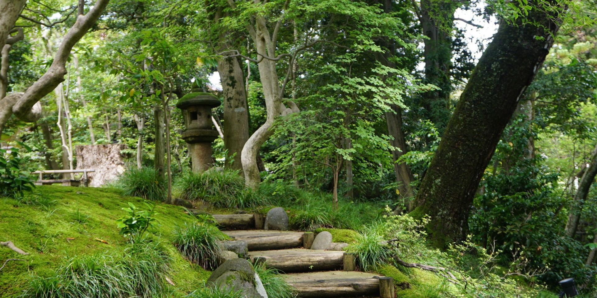 Stenarna som bildar stigen i Gyokan Garden leder in till huset där Kanazawas invånare har haft teceremonier i hundratals år. Tanken är att du ska tömma ditt sinne mer och mer för varje sten, så att ditt sinne är tomt när du kommer fram. 