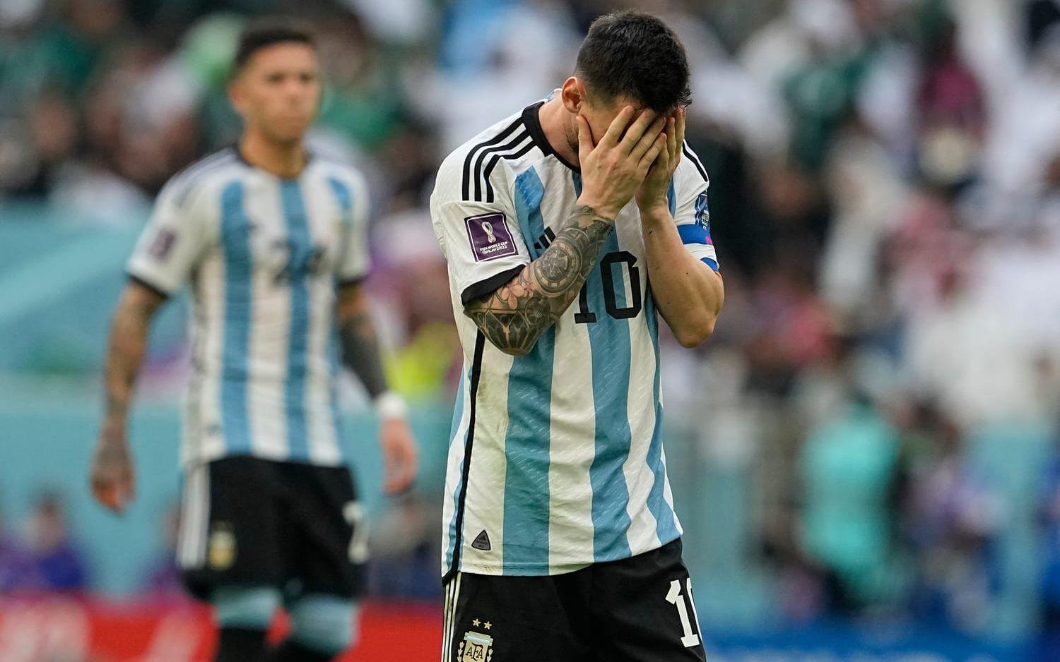 Argentina förlorade matchen med 2–1. 