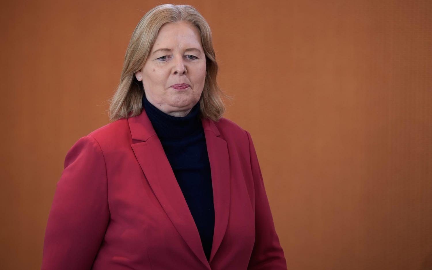 Tysklands arbetsmarknads- och socialminister Bärbel Bas (SPD). Arkivbild.