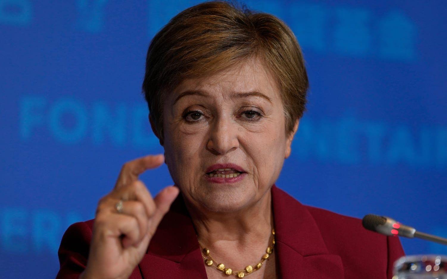 IMF-chefen Kristalina Georgieva. Arkivbild.