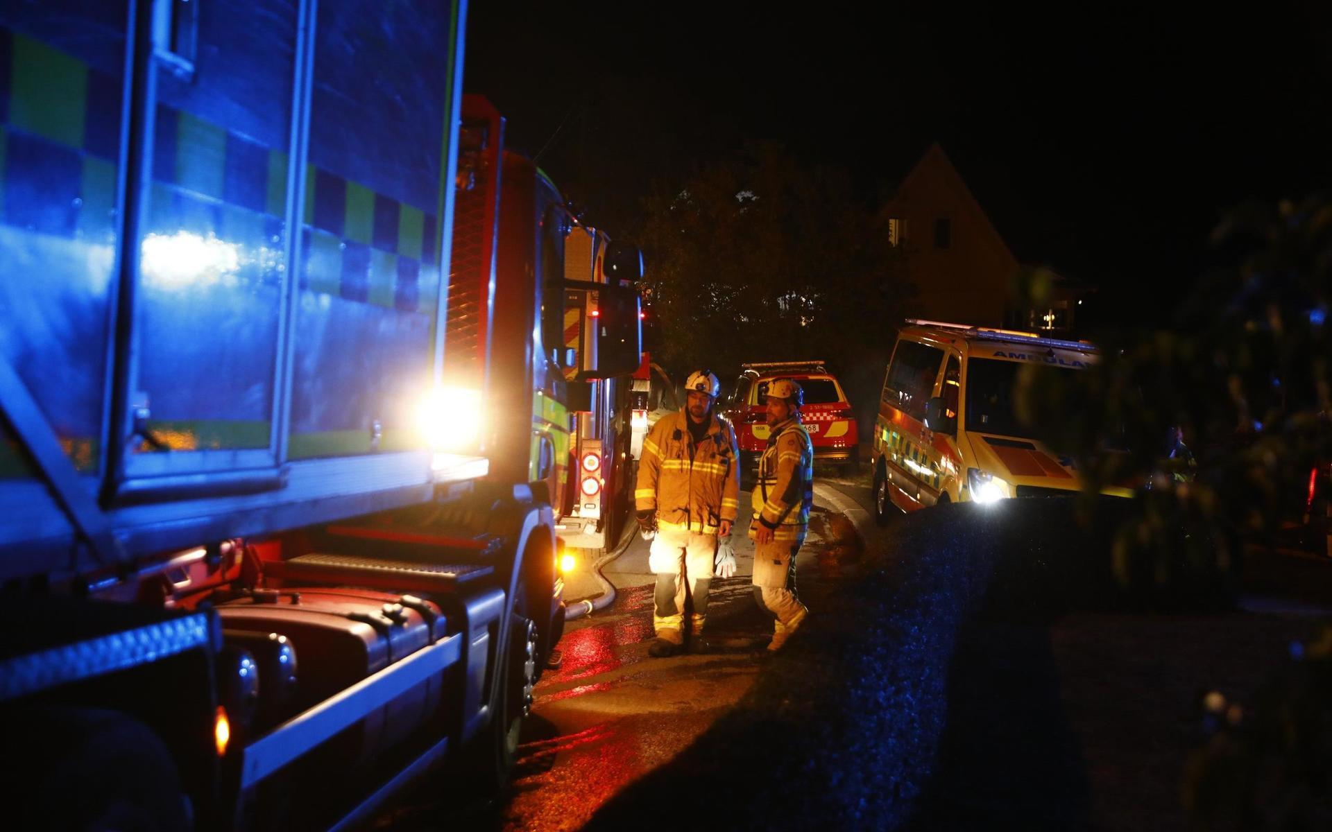 Det var vid 19-tiden på fredagskvällen som Räddningstjänsten Storgöteborg larmades till en villa i Gunnebo.