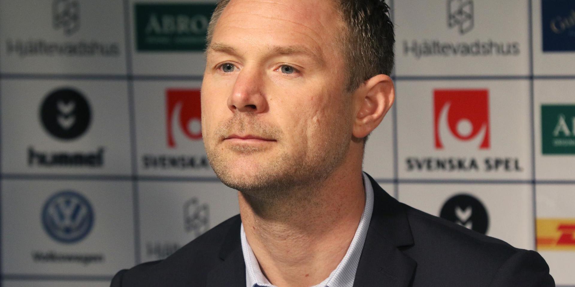 Arkivbild från när Magnus Pehrsson presenterades av Kalmar FF.