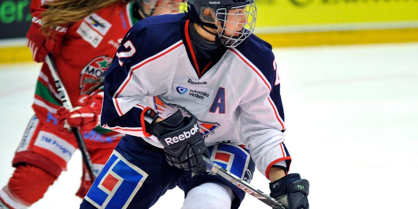 Denise Altmann slutar som spelare i Linköpings HC. Arkivbild.
