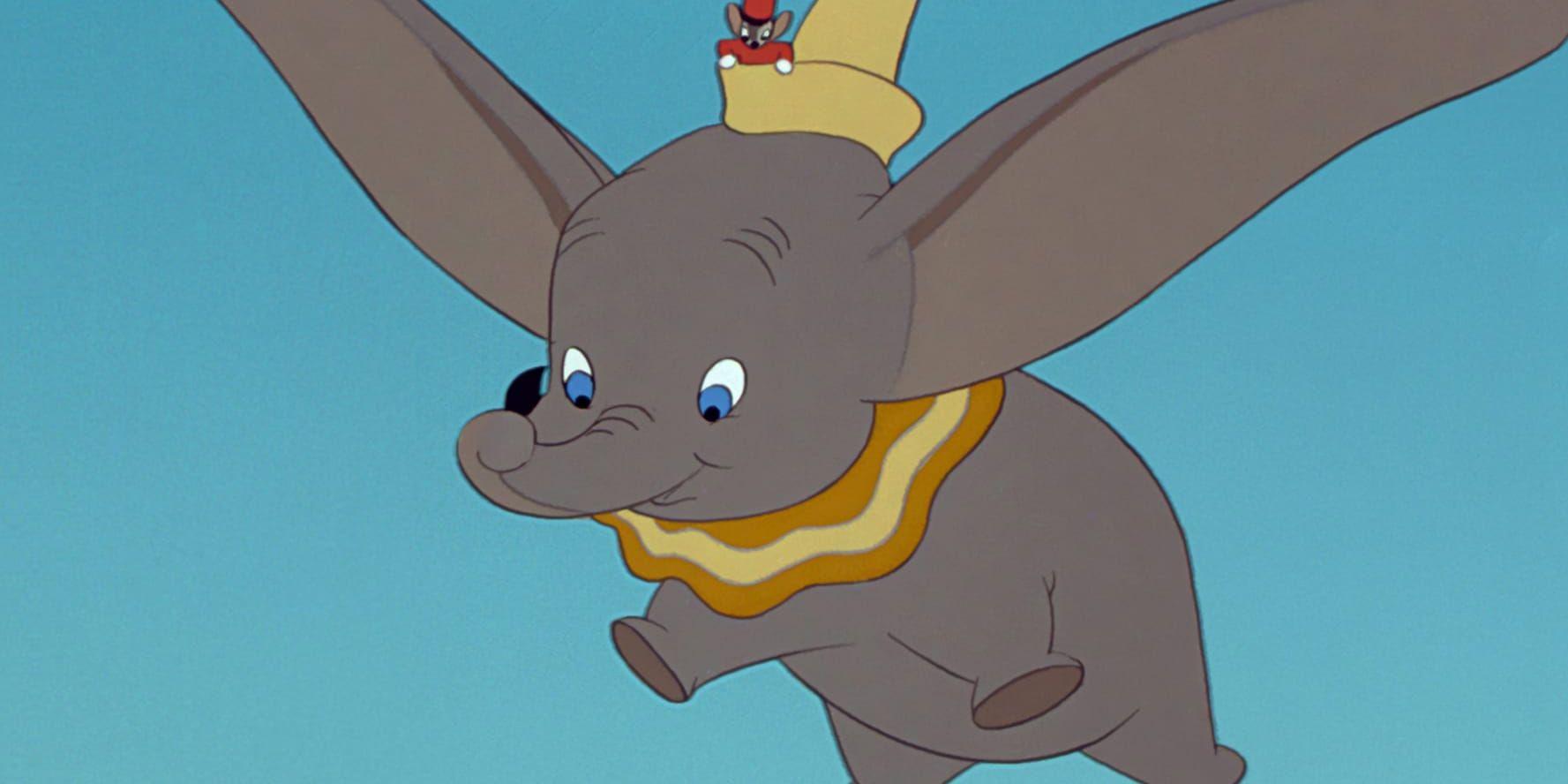 'Dumbo' från 1941 är en av de filmer som försetts med en varningtext. Pressbild.
