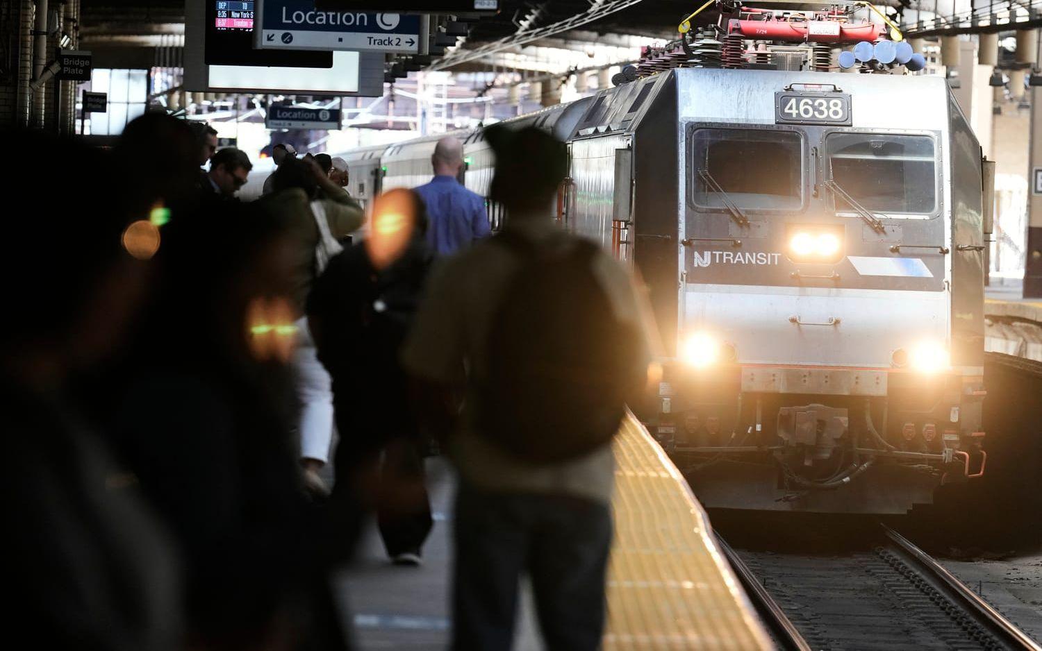 New Jersey höjer tågpriset rejält under fotbolls-VM i sommar. Arkivbild. 