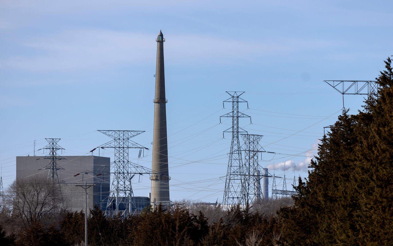 Xcel Energy kärnklraftverk i Monticello i Minnesota, USA.