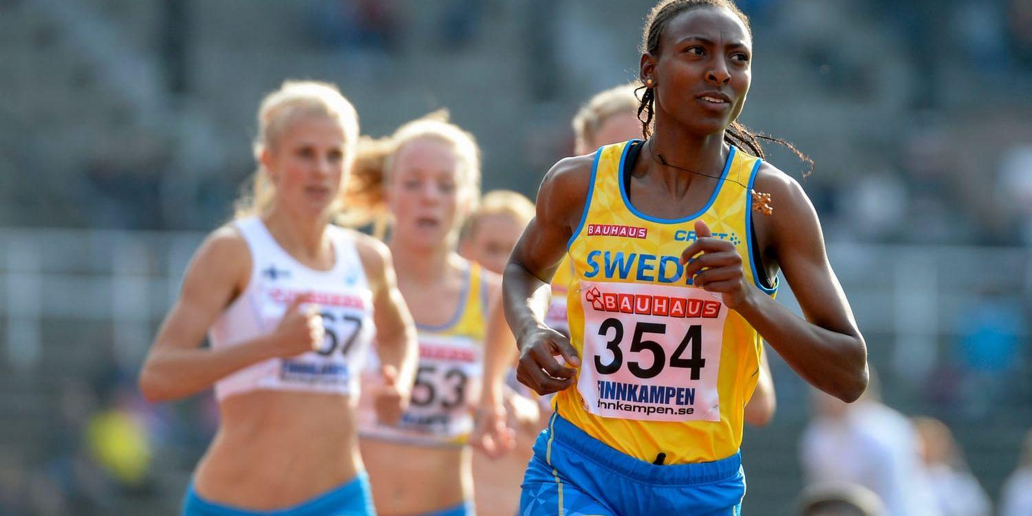 Abeba Aregawi, en av de svenska landslagslöparna som testats positivt för dopning under de senaste åren. I hennes fall friades hon dock på grund av oklarheter i regelsystemet – men hon försvann från tävlingsscenen. Arkivbild.