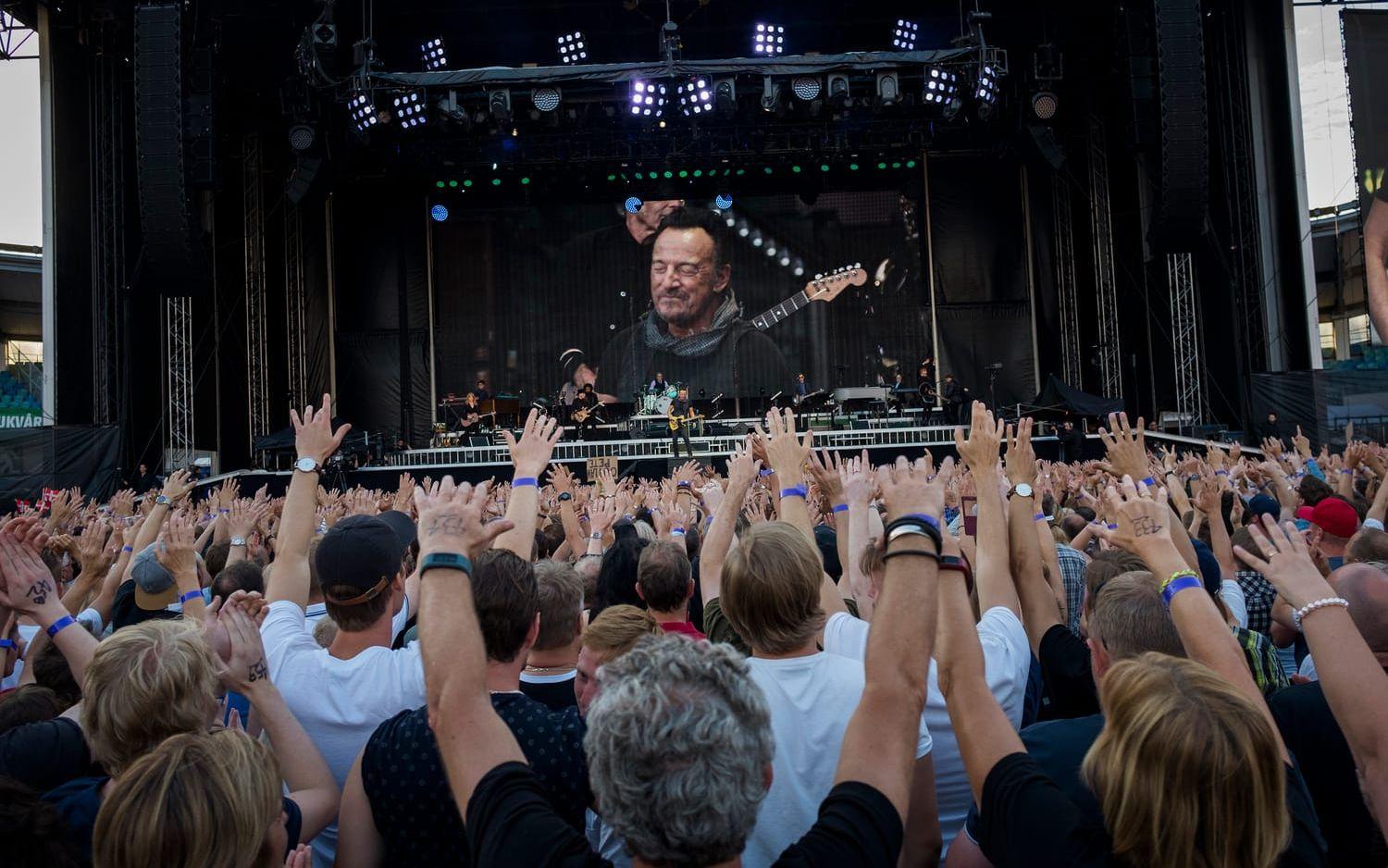 Bruce Springsteen på Ullevi den 25:e juni 2016. Bild: Nora Lorek.