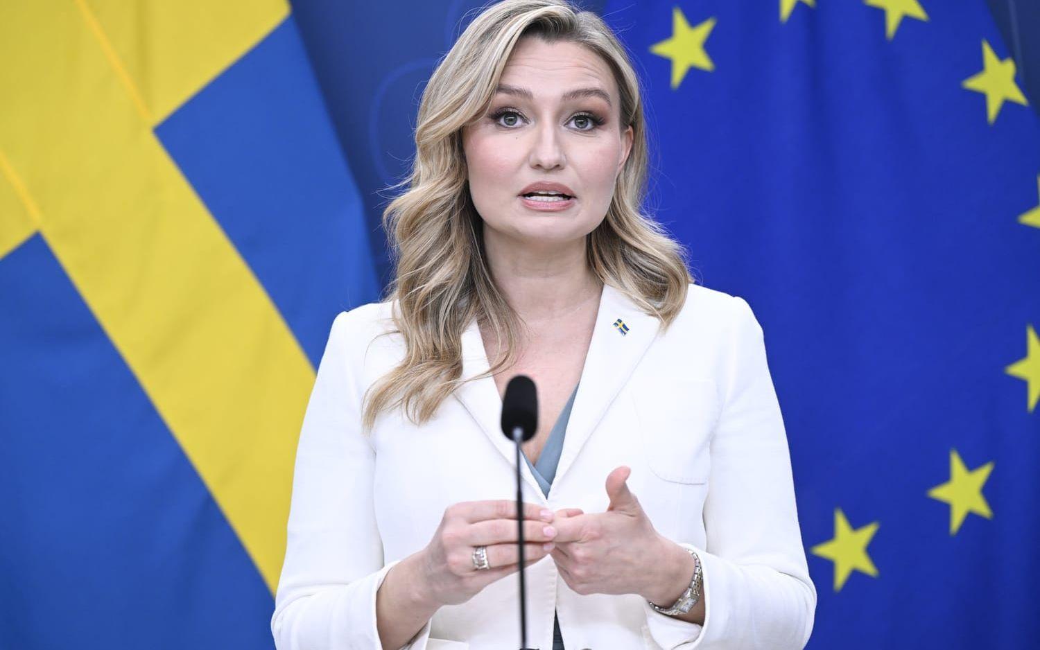 Kristdemokraternas partiledare Ebba Busch (KD). Arkivbild.