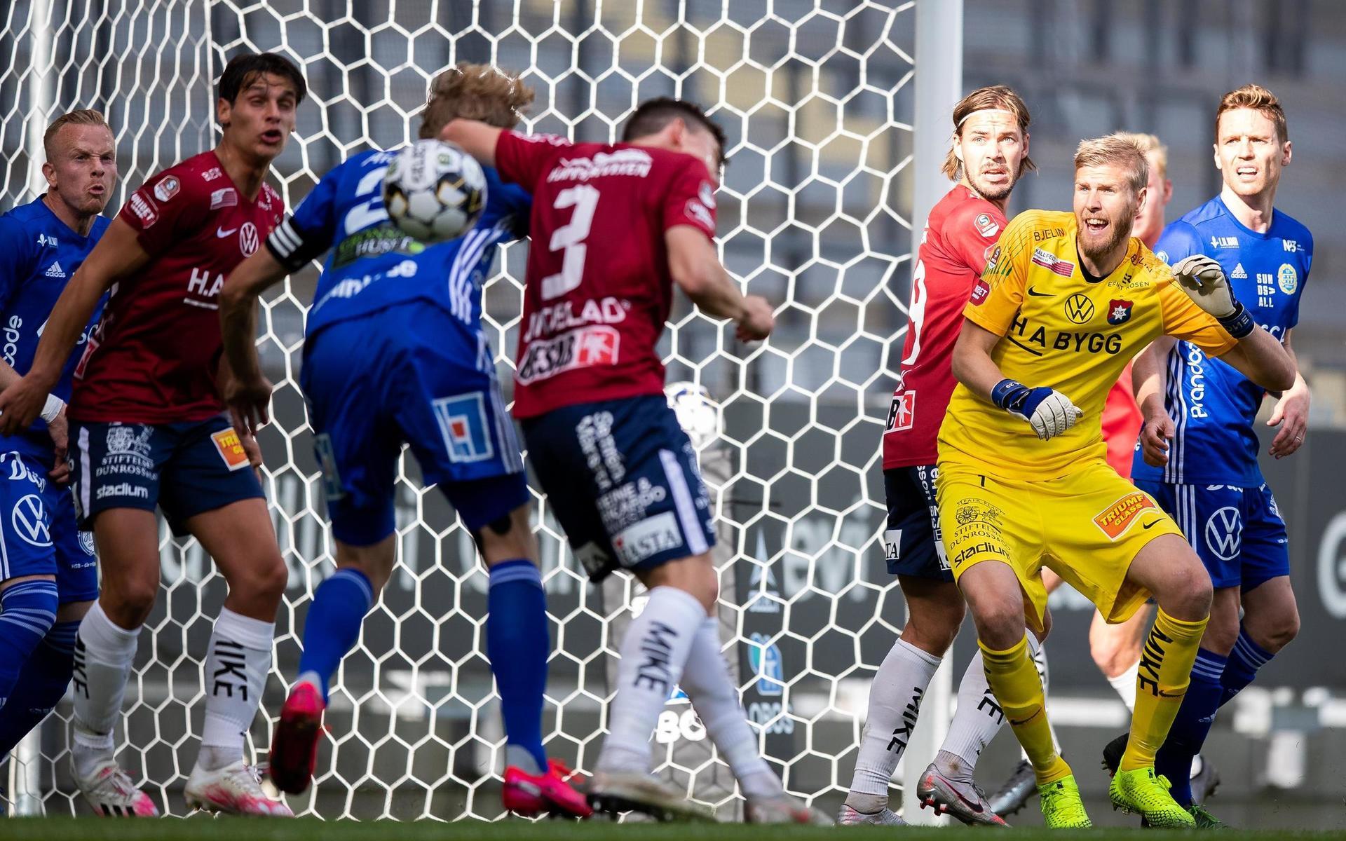 Två mål inom loppet av två minuter avgjorde matchen till Sundsvalls fördel.