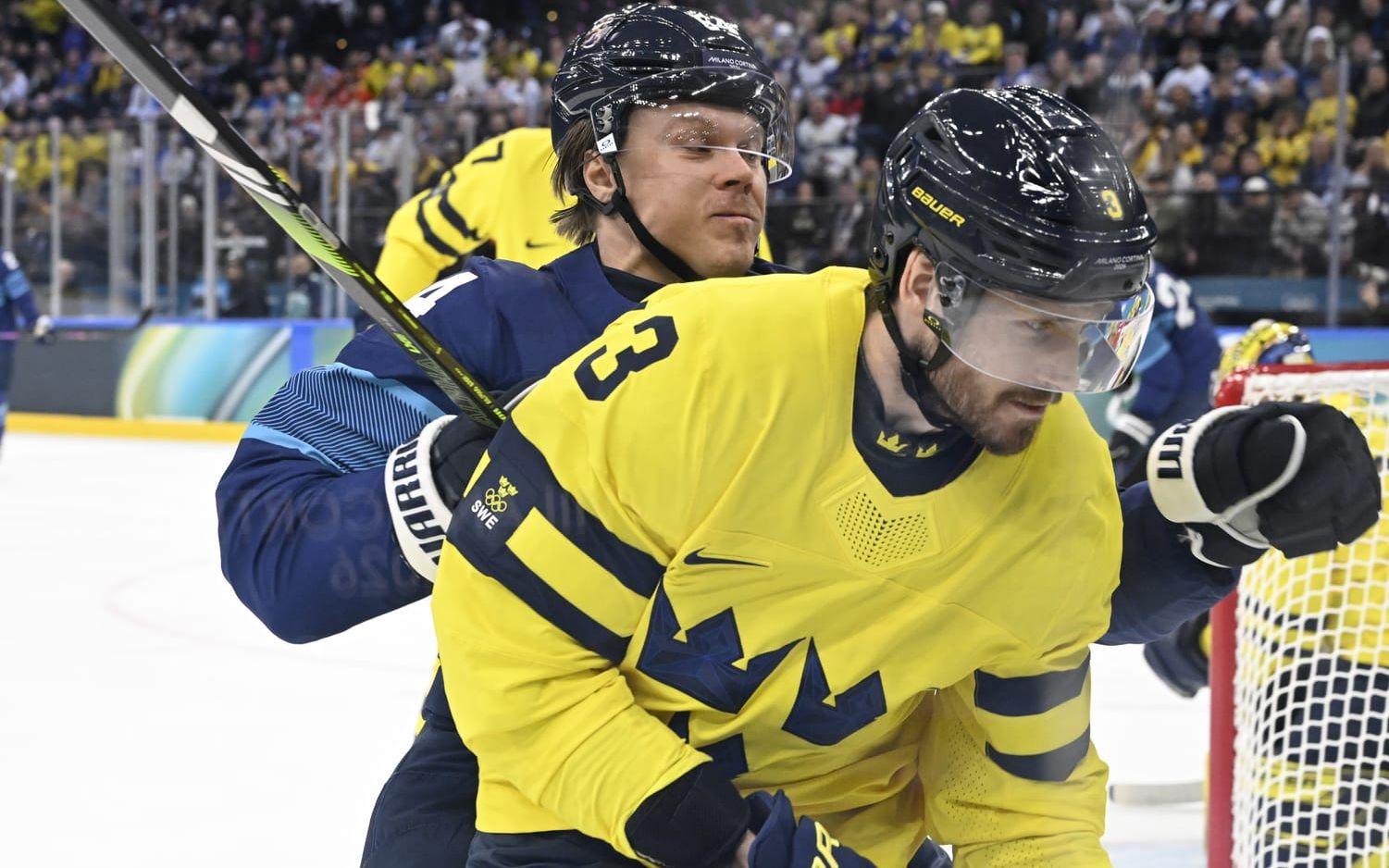 Oliver Ekman Larsson under OS-turneringen i Milano i februari.