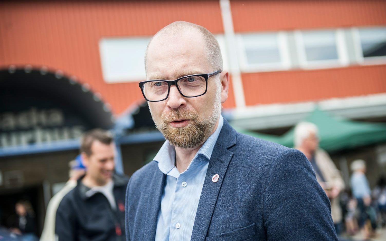 Patrick Gladh (S), ordförande i stadsdelen Norra Hisingen, hoppas att avstånden till beslutsfattarna ska kortas i och med det nya stadsdelshuset. Bild: Anna Svanberg