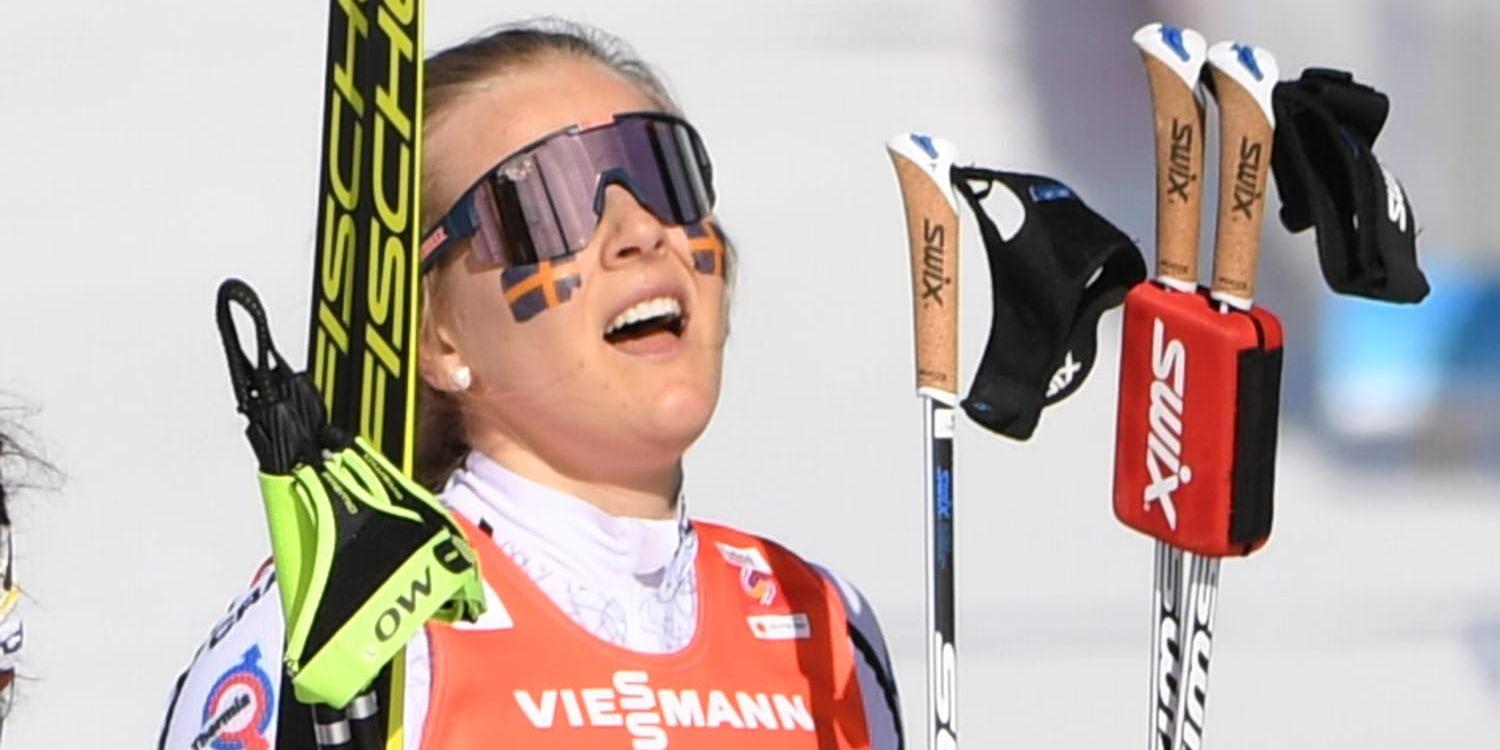 Stina Nilsson är redo för sprinten i Drammen. Arkivbild.
