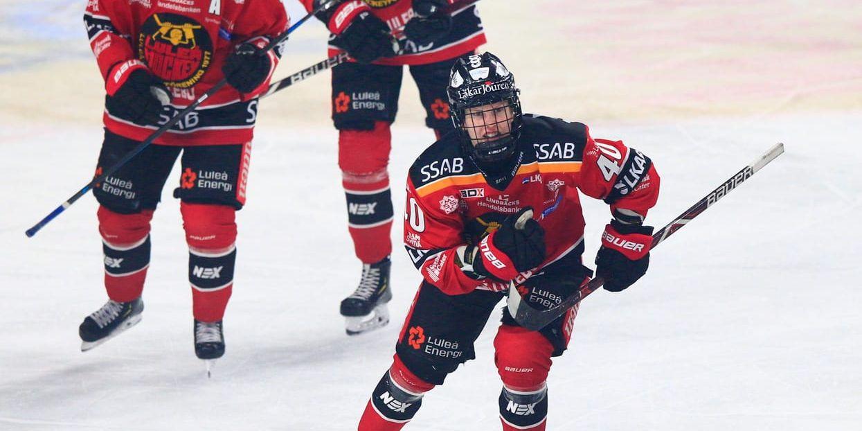 Luleås Noora Tulus gjorde två mål i 4–2-segern mot HV71. Arkivbild.