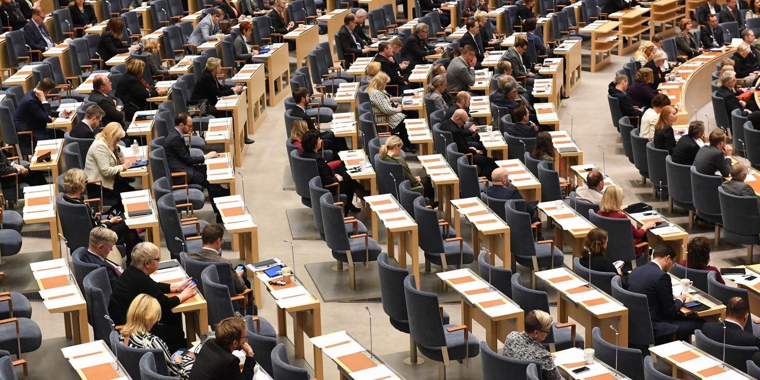 Miljöpartiet har sämst könsfördelning i riksdagen. Arkivbild.