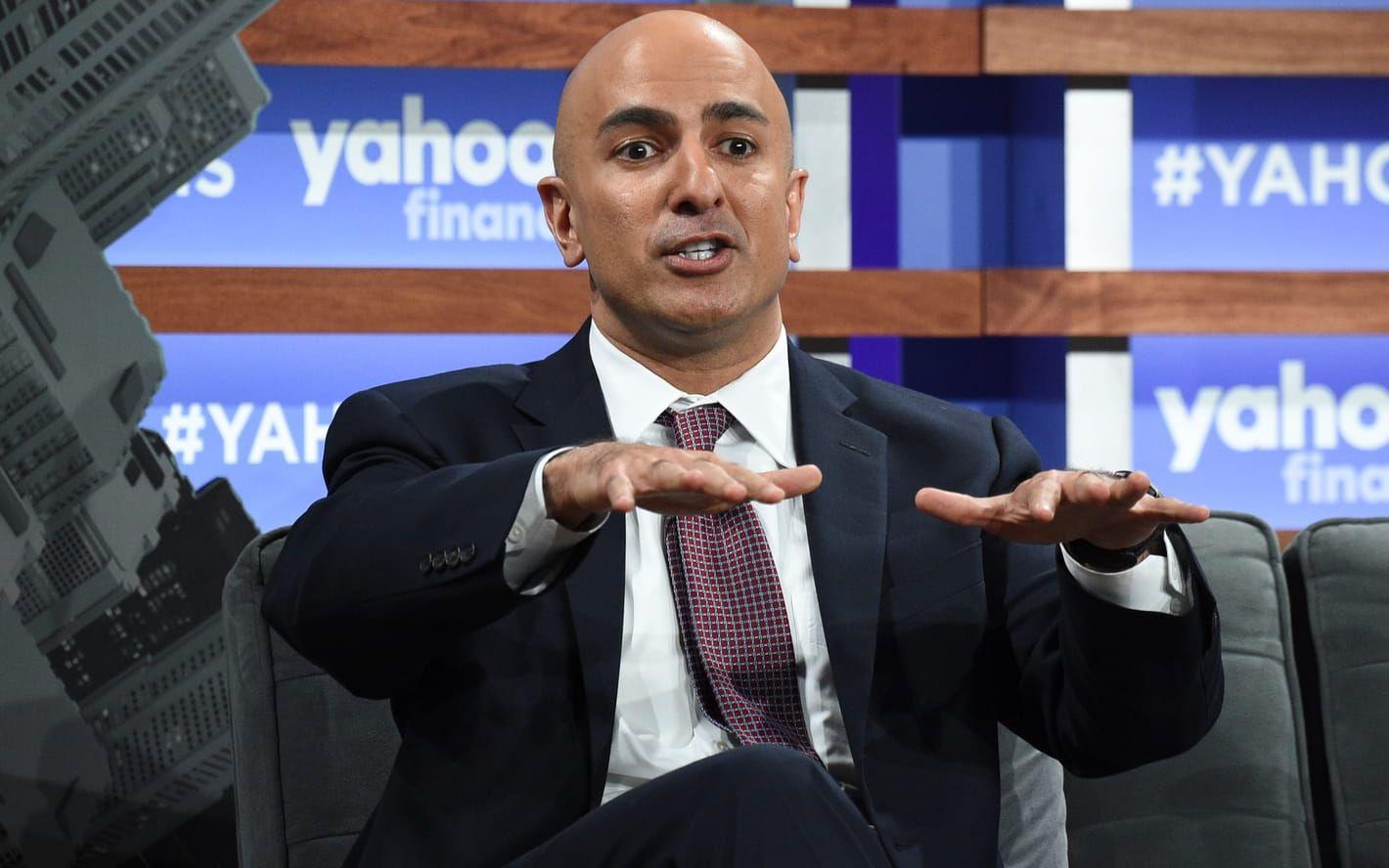 Neel Kashkari är chef för amerikanska centralbankens Federal Reserves (Fed) avdelning i Minneapolis och ledamot av Feds penningpolitiska kommitté (FOMC). Arkivbild. 