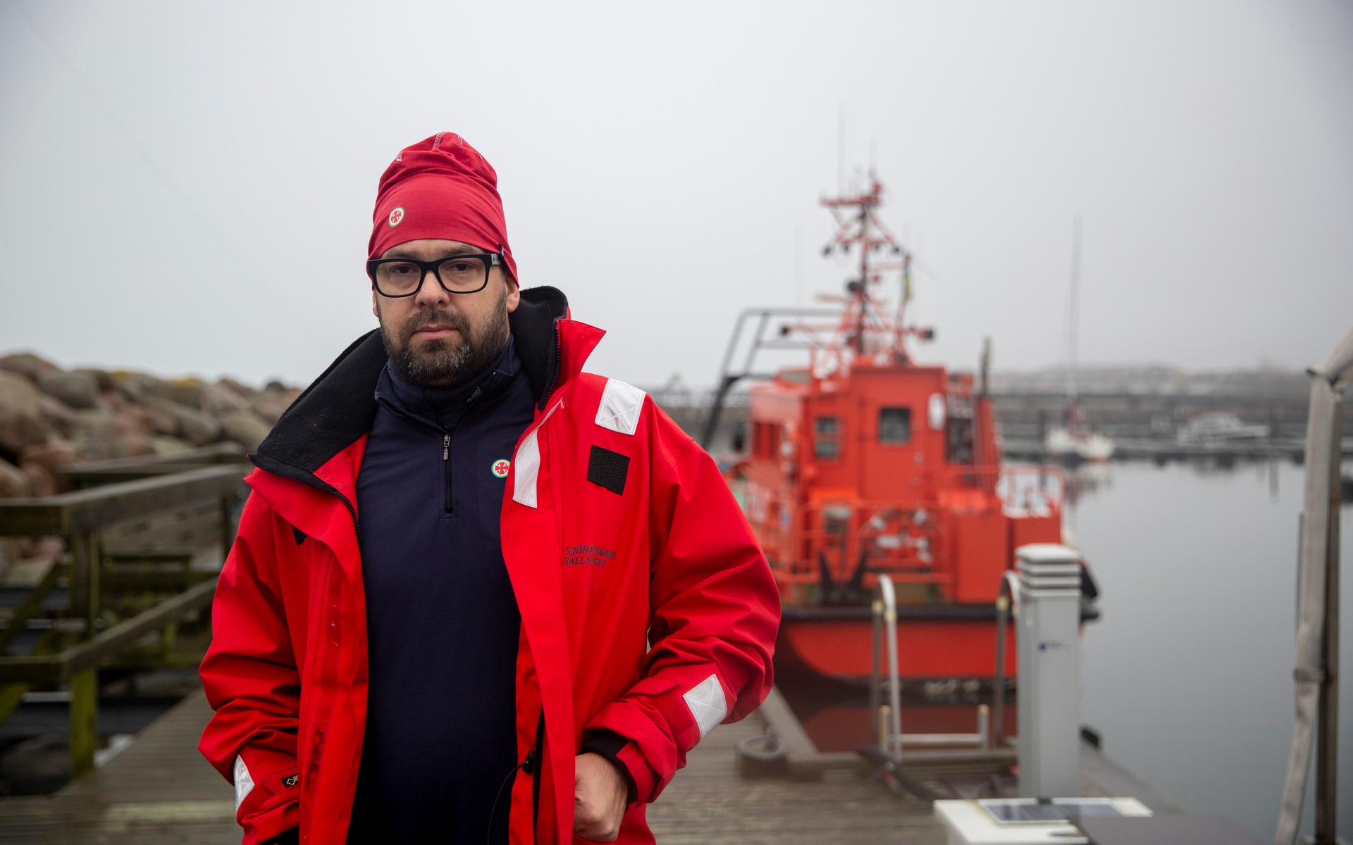 Fredrik Hagenkötter, frivillig sjöräddare i Ystad.