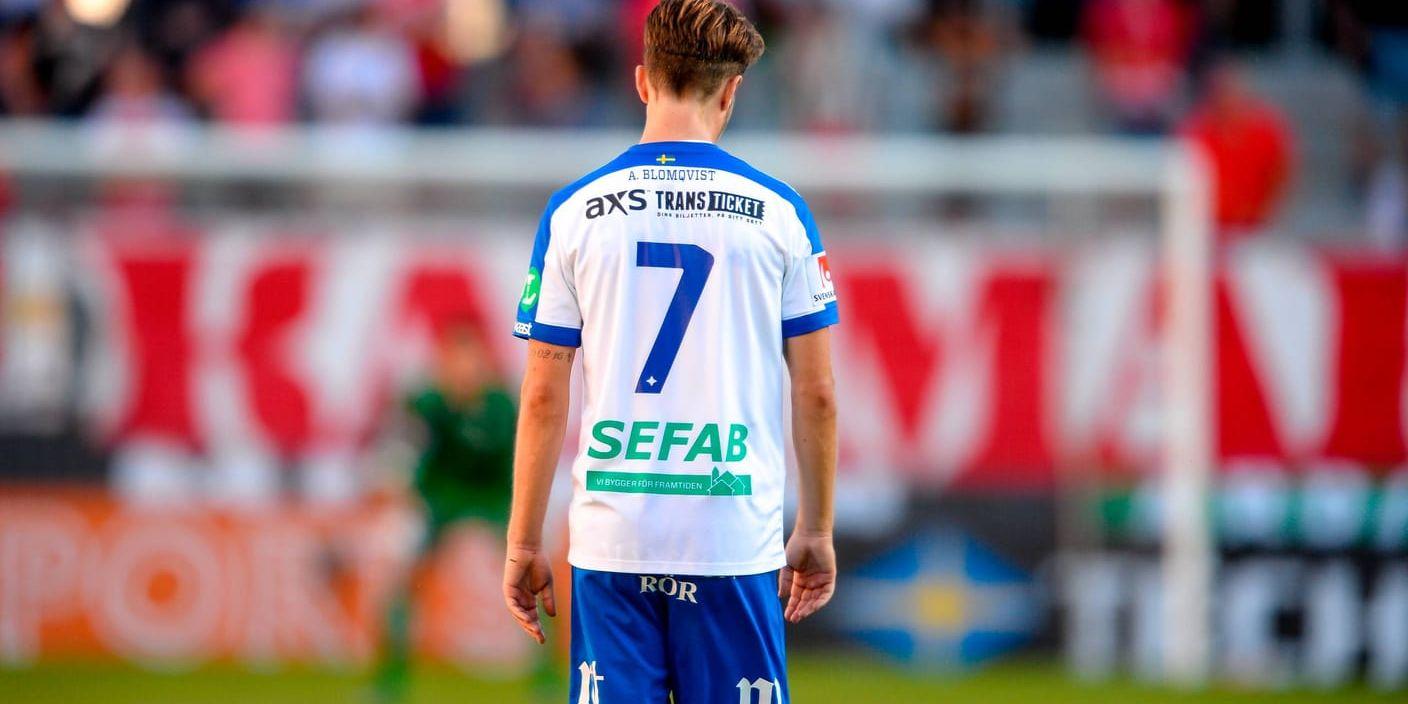 IFK Norrköping får kanske klara sig utan Andreas Blomqvist, som är rädd för att han slagit upp en ny knäskada. Arkivbild.