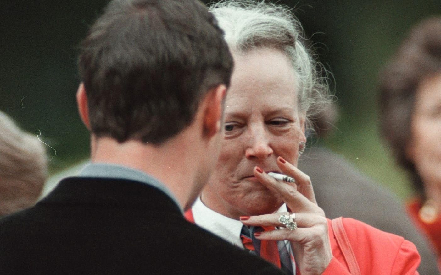 Drottning Margrethe har fimpat för gott. Arkivbild.