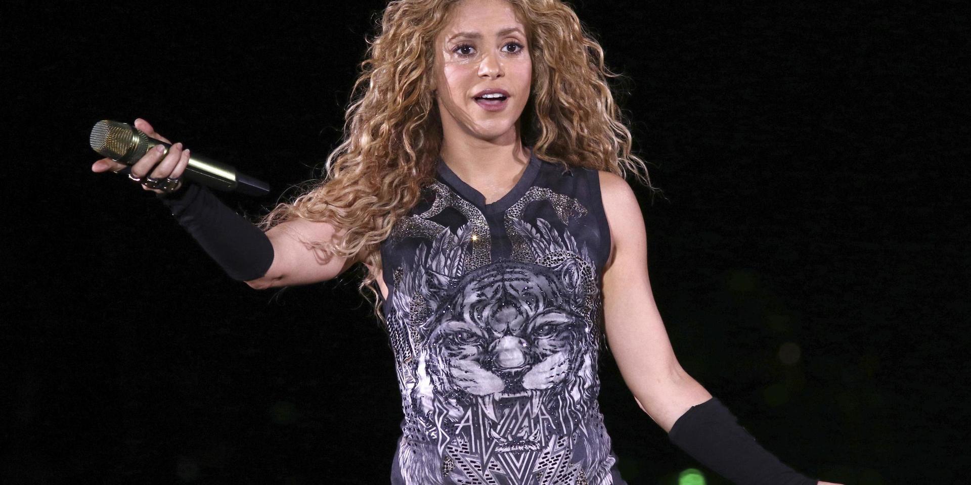 Shakira säljer rättigheterna till alla sina låtar. Arkivbild.