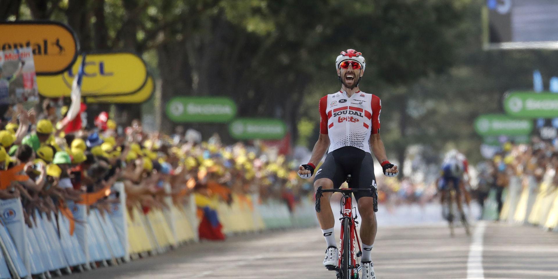 Thomas de Gendt vann den åttonde etappen i Tour de France.