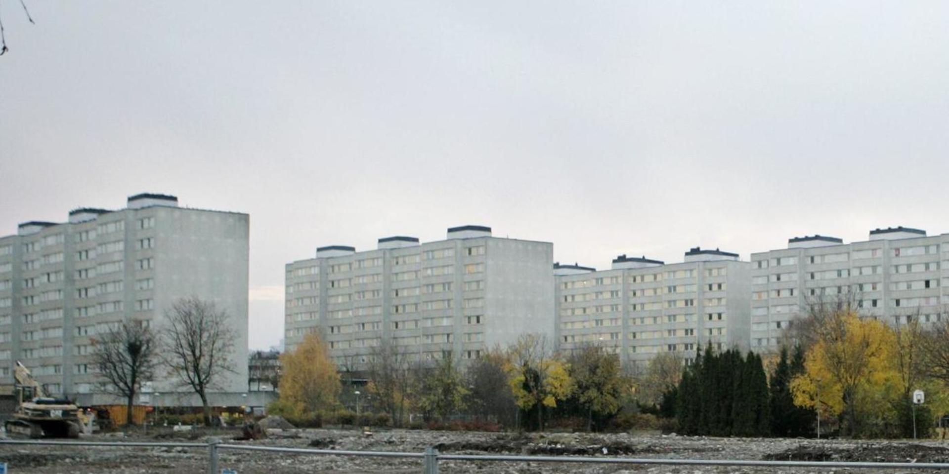 Bostadsområdet vid Malmvägen i Sollentuna. 