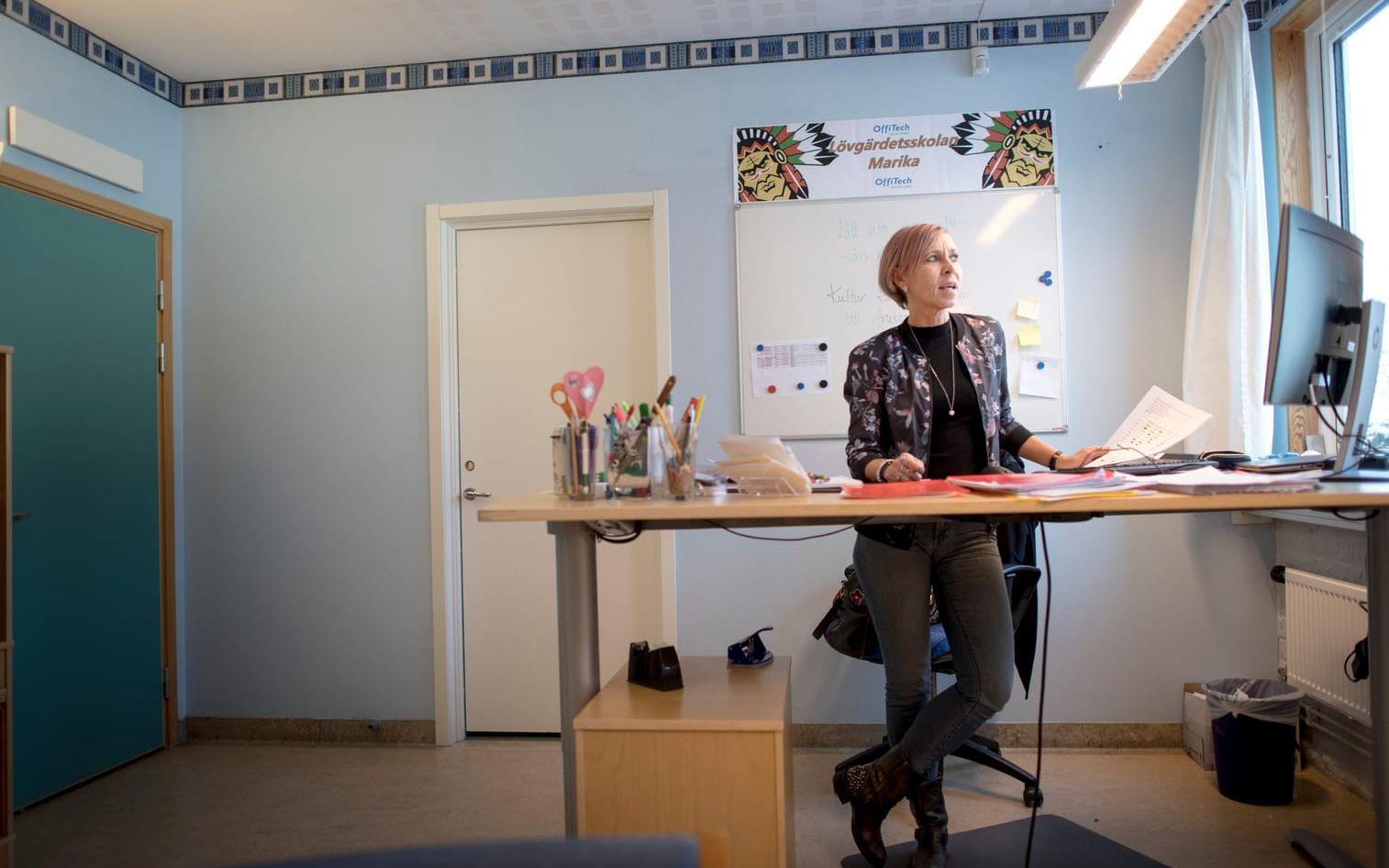 Utbildningen är viktigast av allt, det är här vi måste börja, säger rektor Marika Andersson. Bild: Björn Larsson Rosvall.