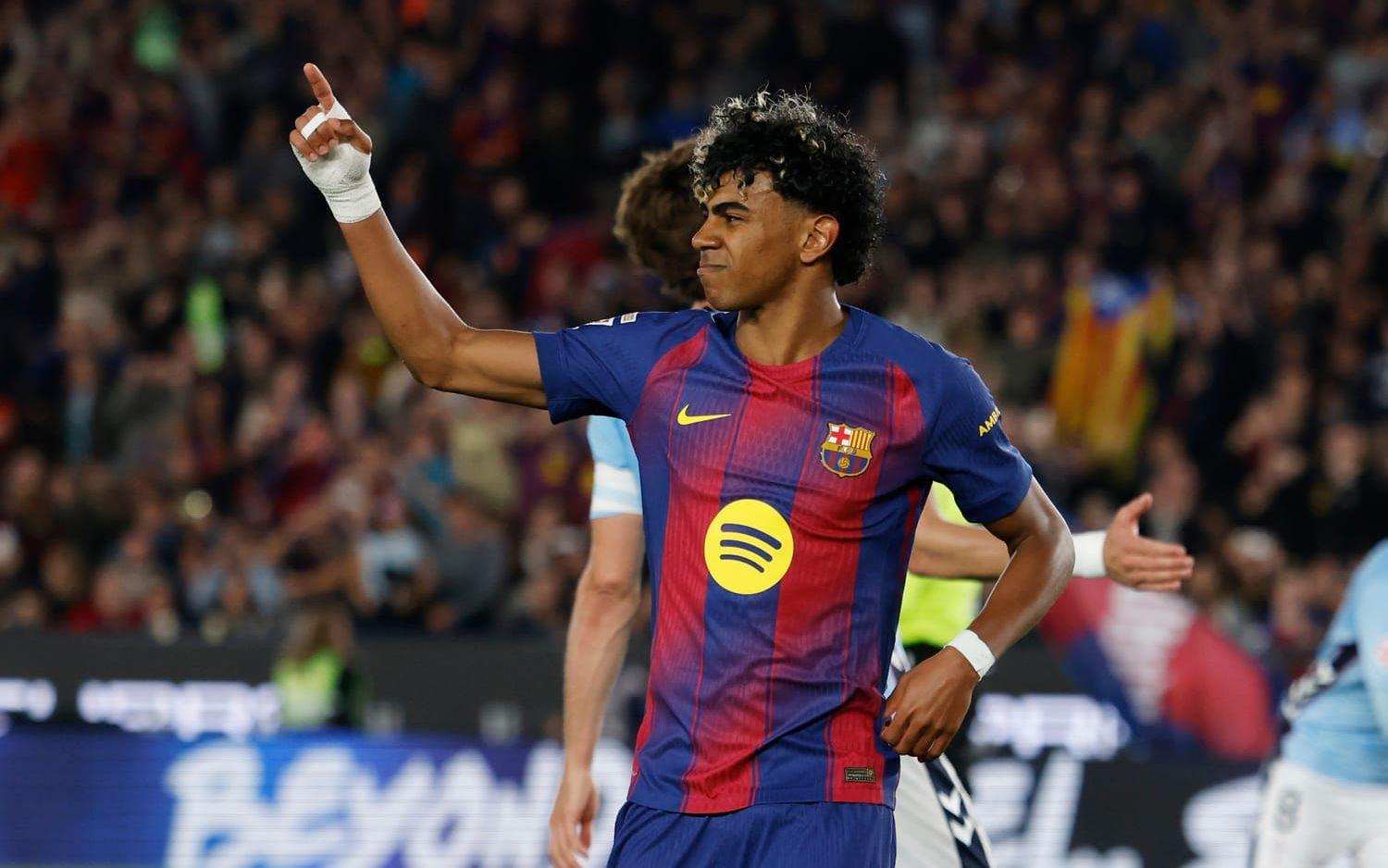 Barcelonas Lamine Yamal missar resterande matcher av säsongen med Barcelona.