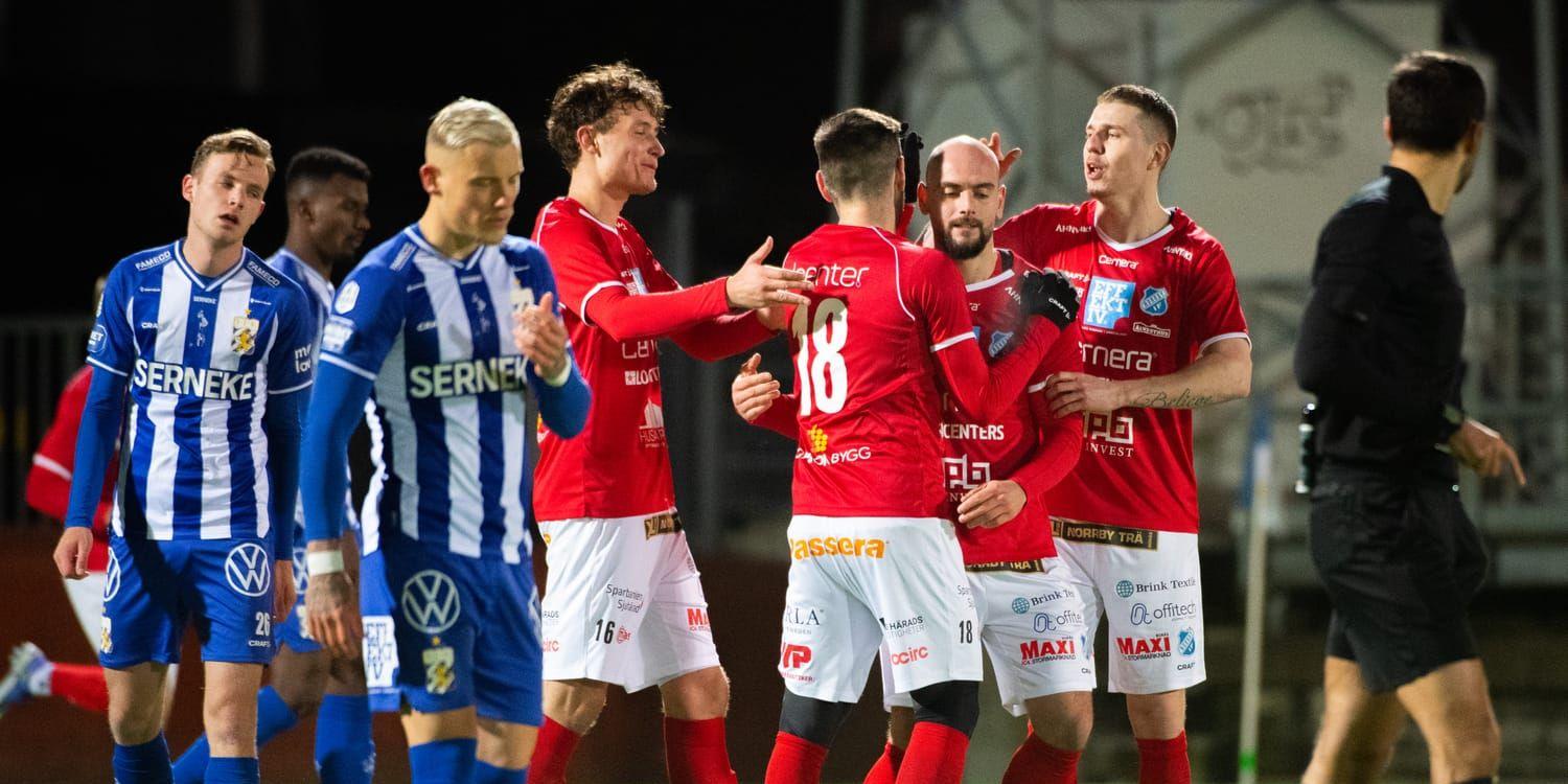 IFK Göteborg träningsföll med 3–0 mot Norrby IF.