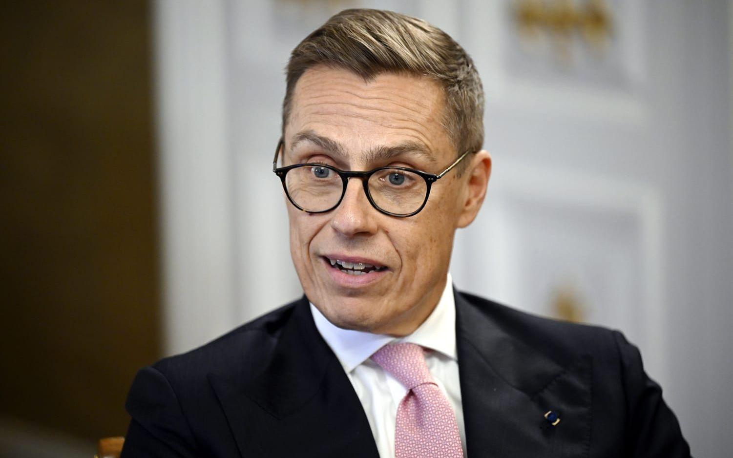 Finlands president Alexander Stubb. Arkivbild.  