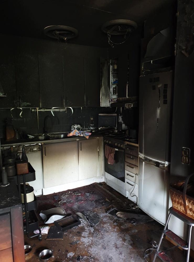 Men i en kraftig brand förstördes Ethels lägenhet och Ozzy brann inne.