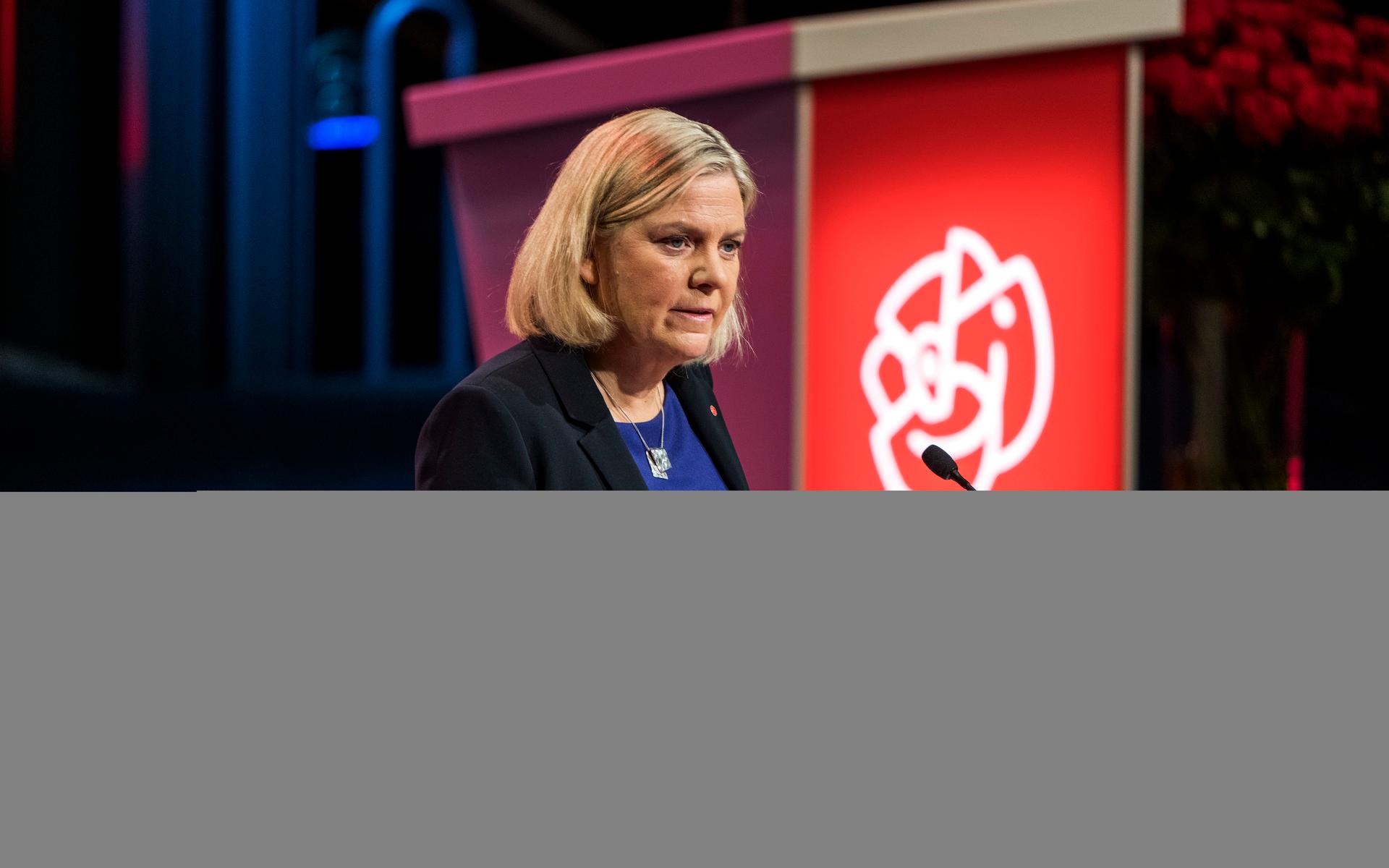 Socialdemokraternas nya partiledare Magdalena Andersson.