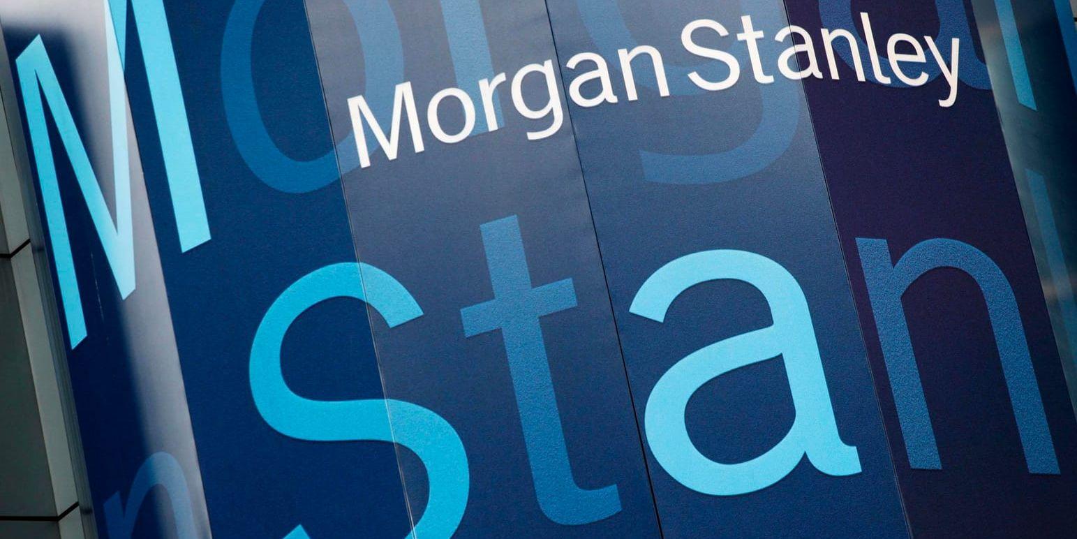 Morgan Stanley slog förväntningarna. Arkivbild.