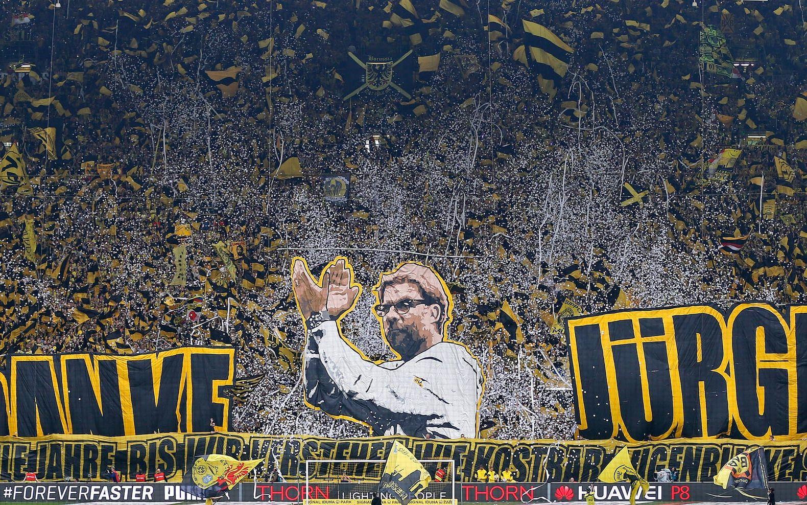"När Dortmund vann här för 19 år sedan ammades fortfarande de flesta av mina spelare." Klopps kommentar när Dortmund, efter många år utan fullpoängare,  hade lyckats besegra Bayern München med 3–1 i februari 2011. Foto: Bildbyrån
